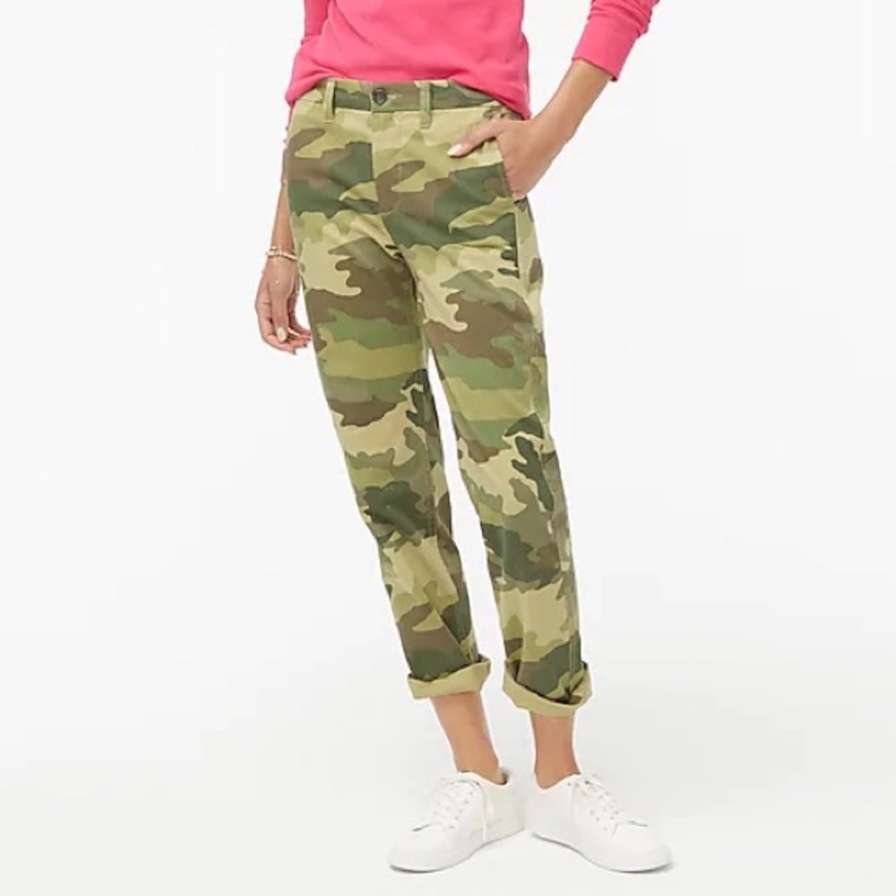 JCrew camo pants